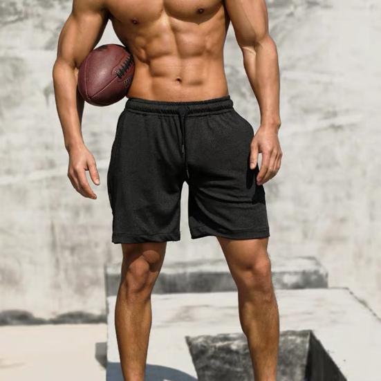 Knee Length Drawstring Stylish Loose Fashion Street Wear Men Running Short Pants