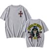 Guns N Roses T Shirt Cartoon Print Harajuku Grunge Tee-shirt Camisetas Heavy Metal Music Cotton Tshirt Ropa Hombre Punk Clothing