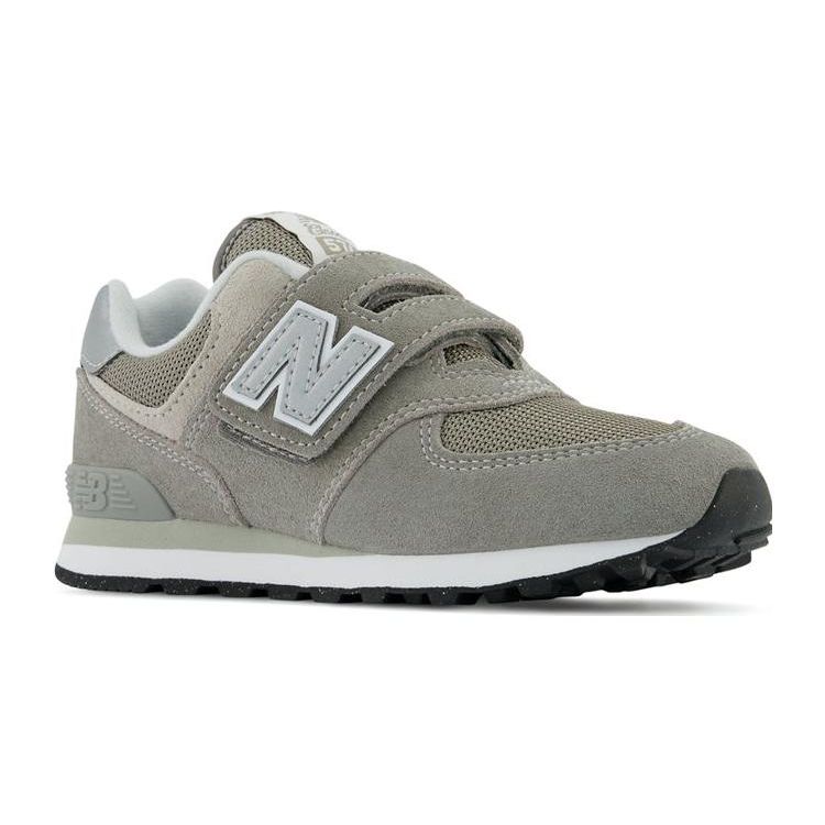 New Balance 574 на липучке Little Kid Core Pack — серо-белые детские кроссовки PV574EVG