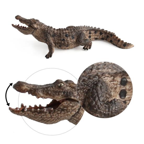 Simulation Crocodiles Wild Animal PVC Figurine Model Craft Educational Kids Toy