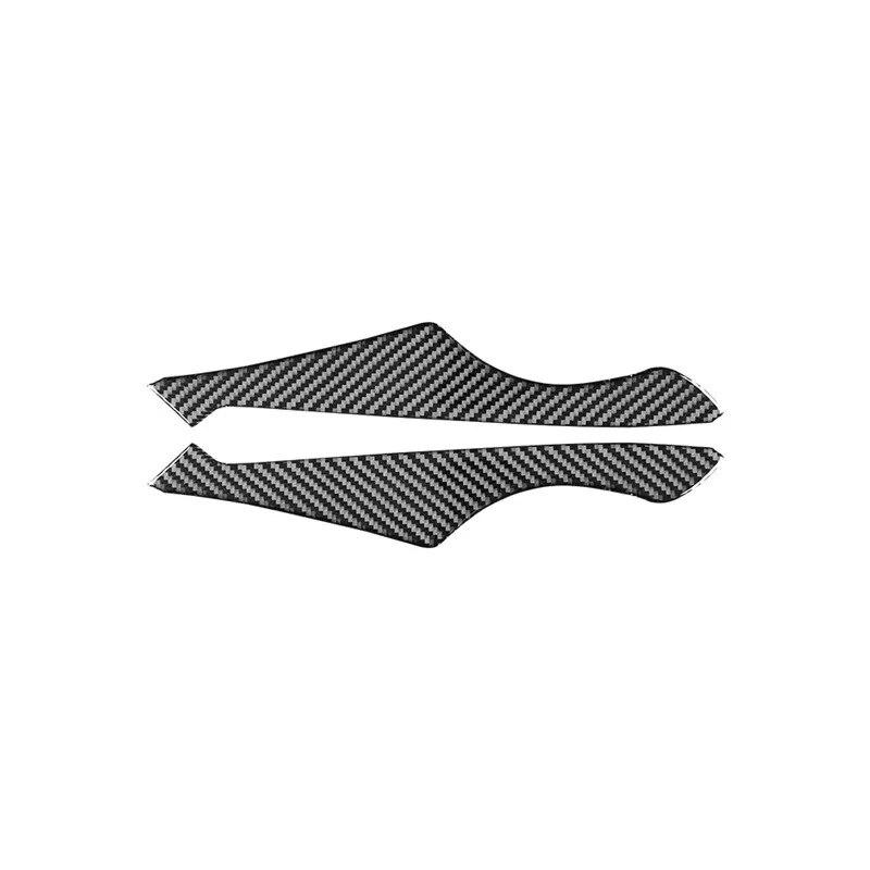 2pcs for Honda Civic 2022 Car Door Bumper Decoration Cover Trim Sticker Decal Auto Interior Accessories Carbon Fiber