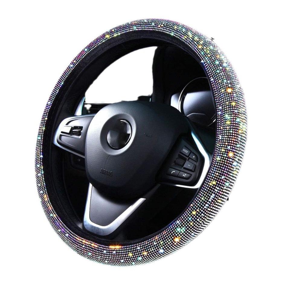 Кожаный протектор рулевого колеса автомобиля износостойкий чехол на рулевое колесо автомобиля