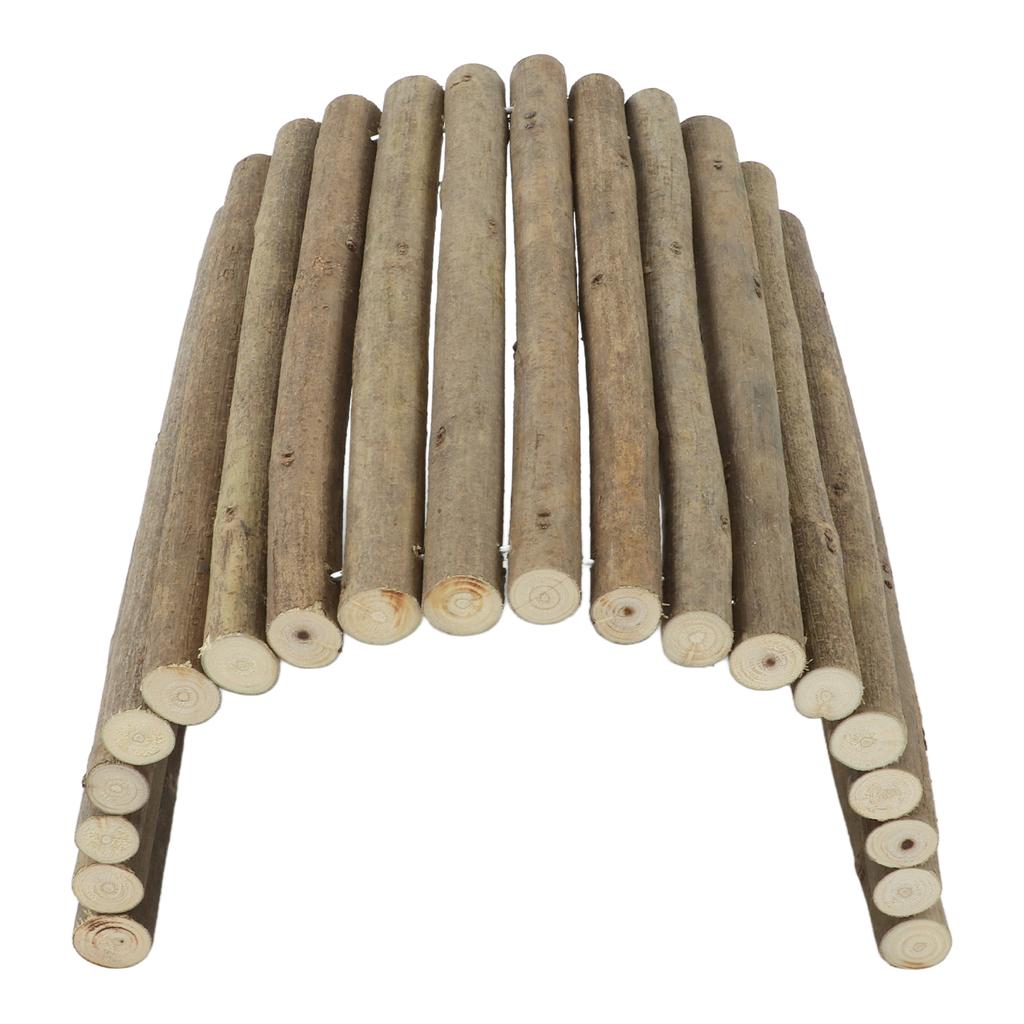 Деревянный туннель для хомяка, изгибающийся мост для маленьких животных, песчанок, морских свинок, шиншилл, хорьков, ёжиков