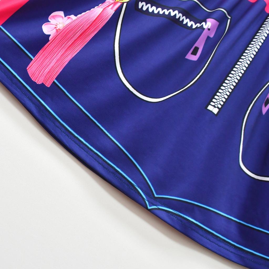 Girls Witch  Girls Flying Sleeves Children's Dress Children's A-line Skirt