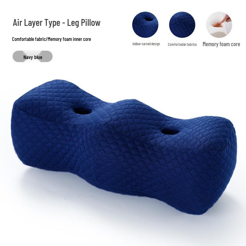 Подушка с эффектом памяти для подъема ног: Поддержка стопы, колена и живота для кровати.