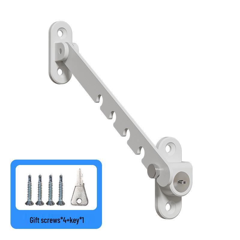 UPVC Child Safety Door/Window Restrictor & Windproof Hook Lock