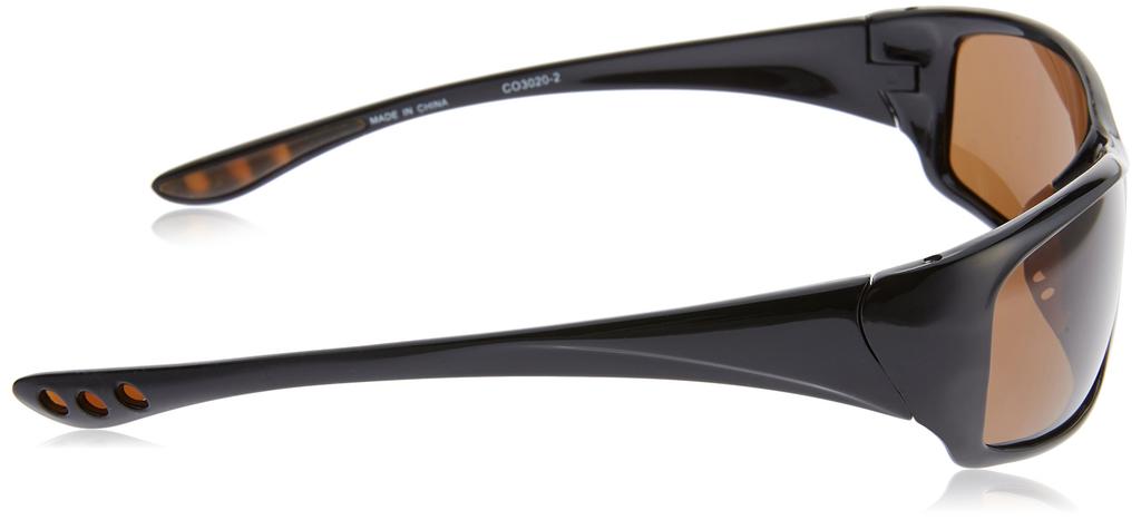 Coleman Polarized with Grip Function CO3020-2 Sunglasses, Black,