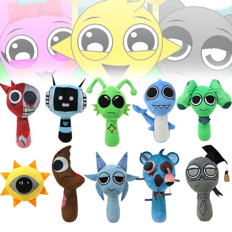 Cute Sprunki Plush Incredibox Rhythm Box Figure Fluffy Cartoon Stuffed Toy