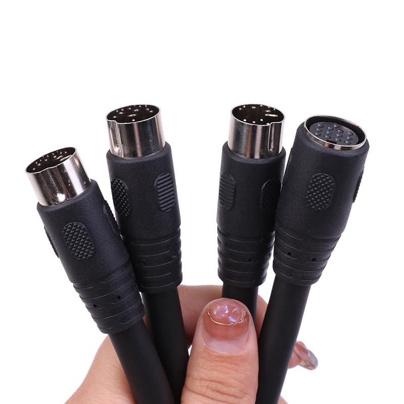 Din 13Pin Cable Male To Female 13-Pin Extended Cable, Large 13P Cable 1M