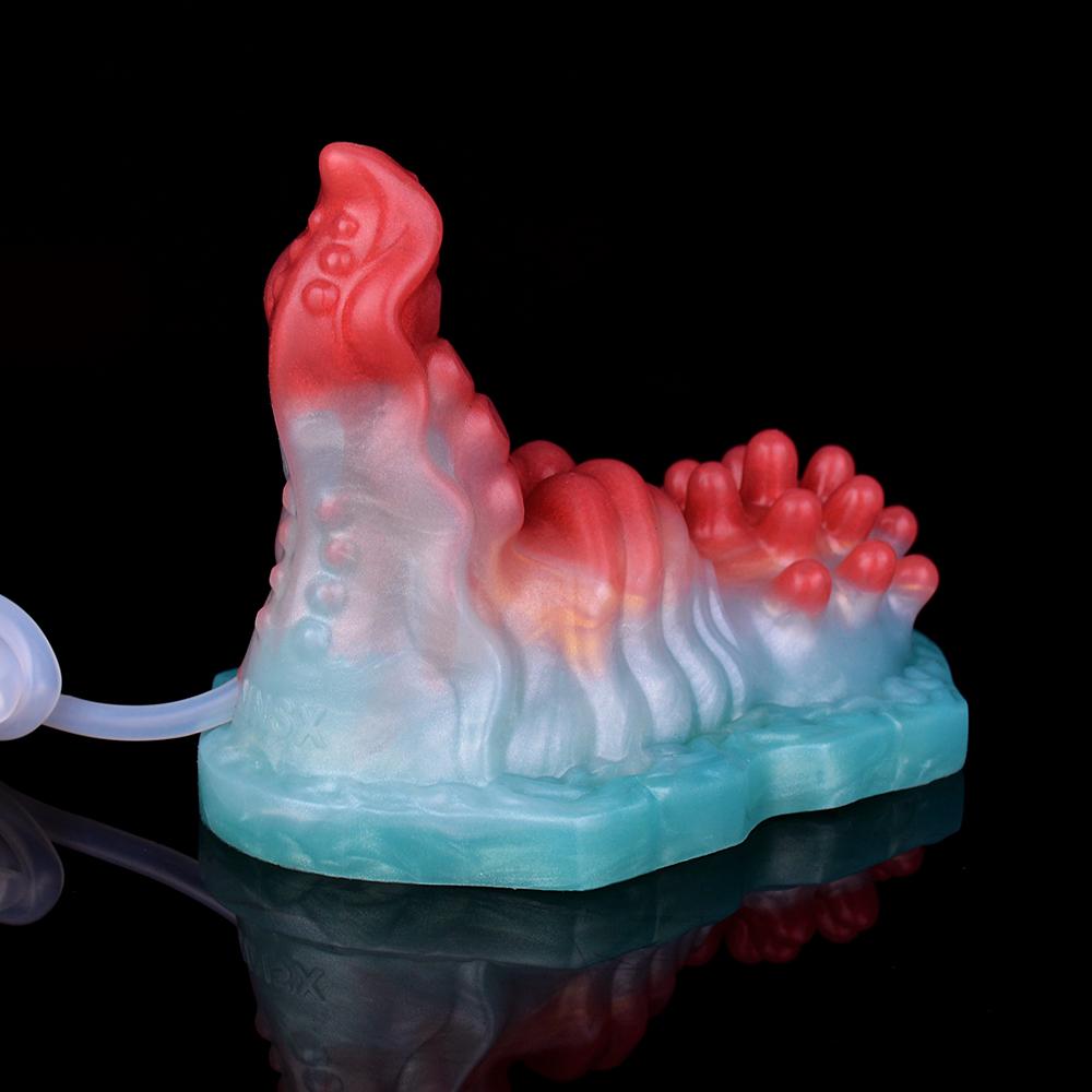 FAAK Remote Control Strapon Vibrating Grinder Silicone Squirting Sex Toys Bumpy Stimulate Prostate Clit Massage Masturbate