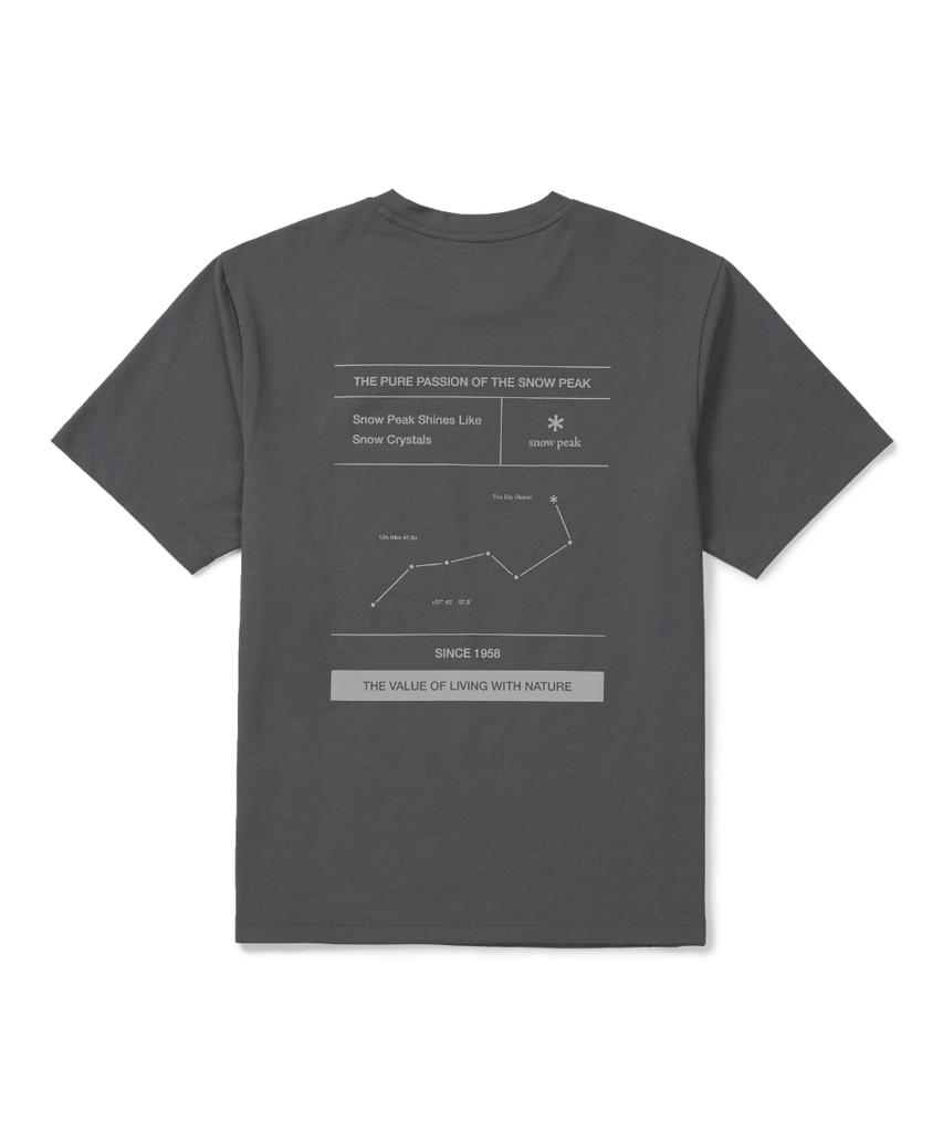 SNOWPEAK APPAREL Футболка с коротким рукавом Regen с графическим принтом, быстросохнущая (S26Mutts52) Деревенский хаки