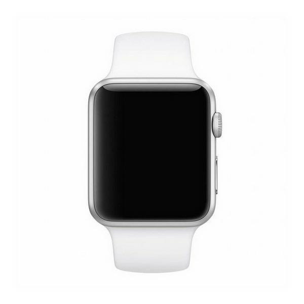 Pasek do Apple Watch 42mm Mercury Silikonowy Biały
