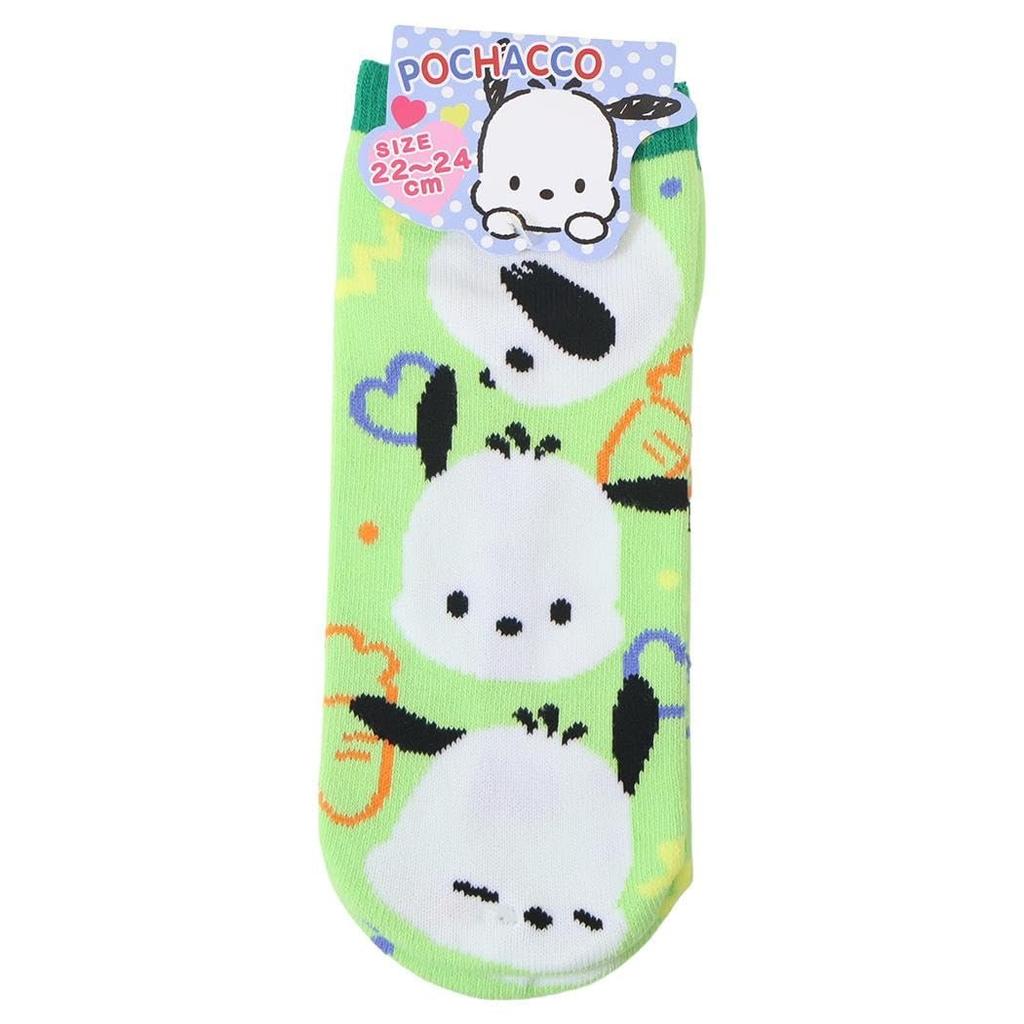 Женские носки Sanrio Pochacco с жаккардовым узором и дизайном 'Pop Face' 22-24 см JGS1150