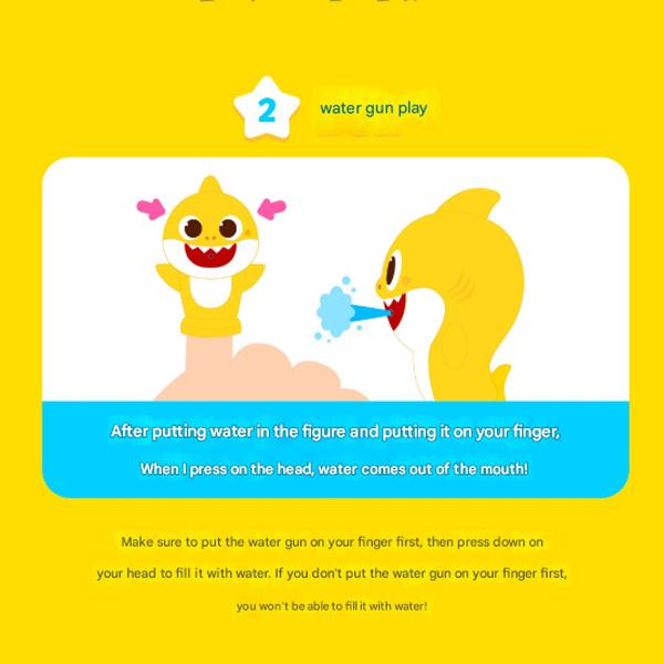 PINKFONG Игра с пальчиковыми куклами Baby Shark, популярные корейские игрушки