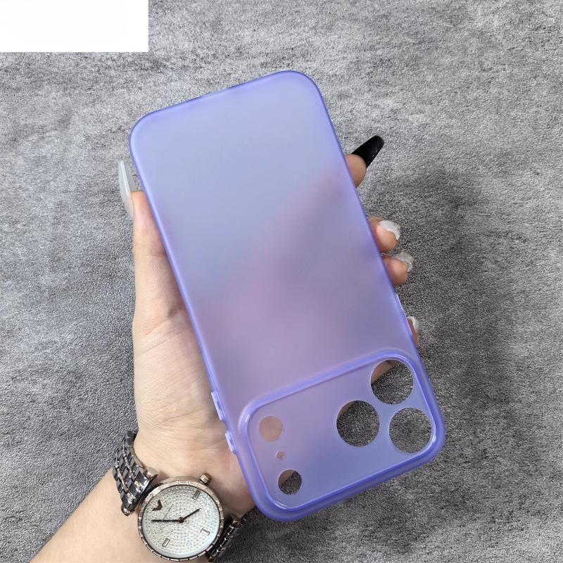 Ультратонкий матовый чехол для телефона 0,3 мм для iPhone 17 Pro Max 17 Air Полупрозрачная матовая мягкая PP-накладка для iPhone 17Pro