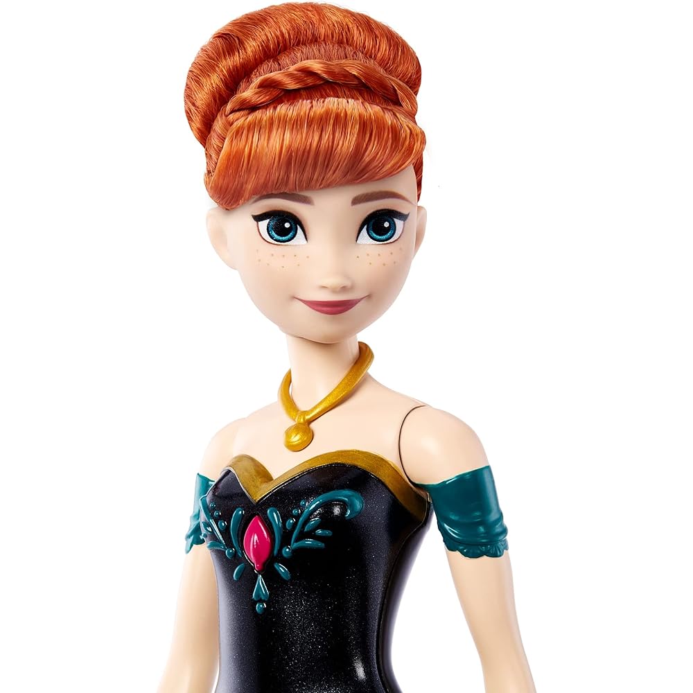 Mattel Disney Холодное Сердце Анна Поющая Кукла 30 Секунд Игрушка-Домик для Переодевания Ролевая Игра Зеленый