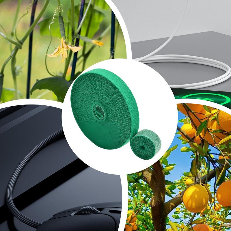 Растениеводство Многофункциональная Самоклеящаяся Растение Нейлоновая Кабельная Крючок-Петля Поддержка Садовый Шпагат Бинт Многоразовая Застежка Лента Полоски