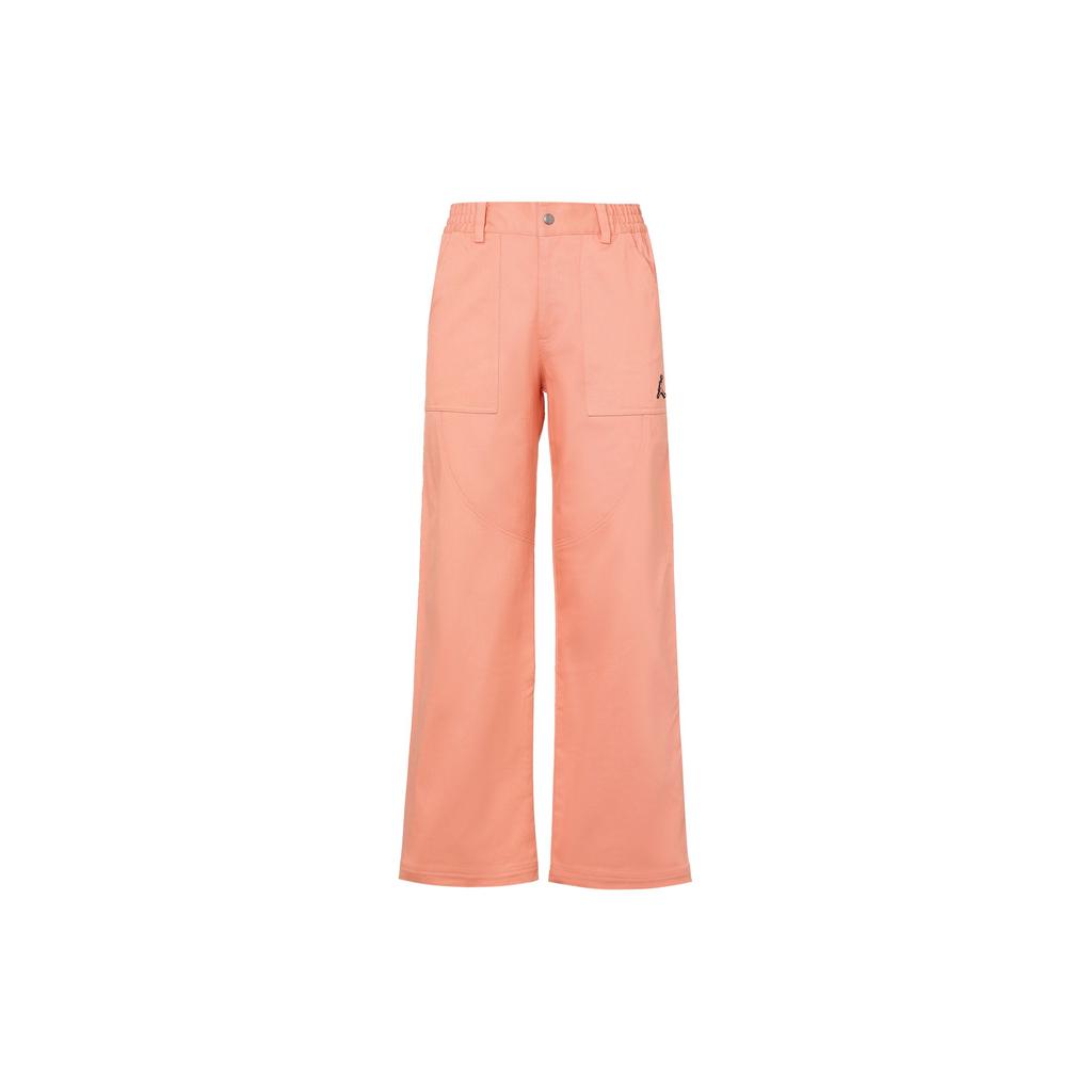 Jordan Повседневные прямые брюки с логотипом и микролейблом, женские, светло-красно-коричневые, DM5035-824