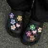 1Bag Shoes Decoration For Summer Three-Dimensional Dopamine Colorful Flowers Shoes For Women Diy Shoe Accessories