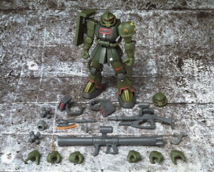 TAMASHII NATIONS EXTENDED MS IN Zaku II Real Type Color ACTION!!