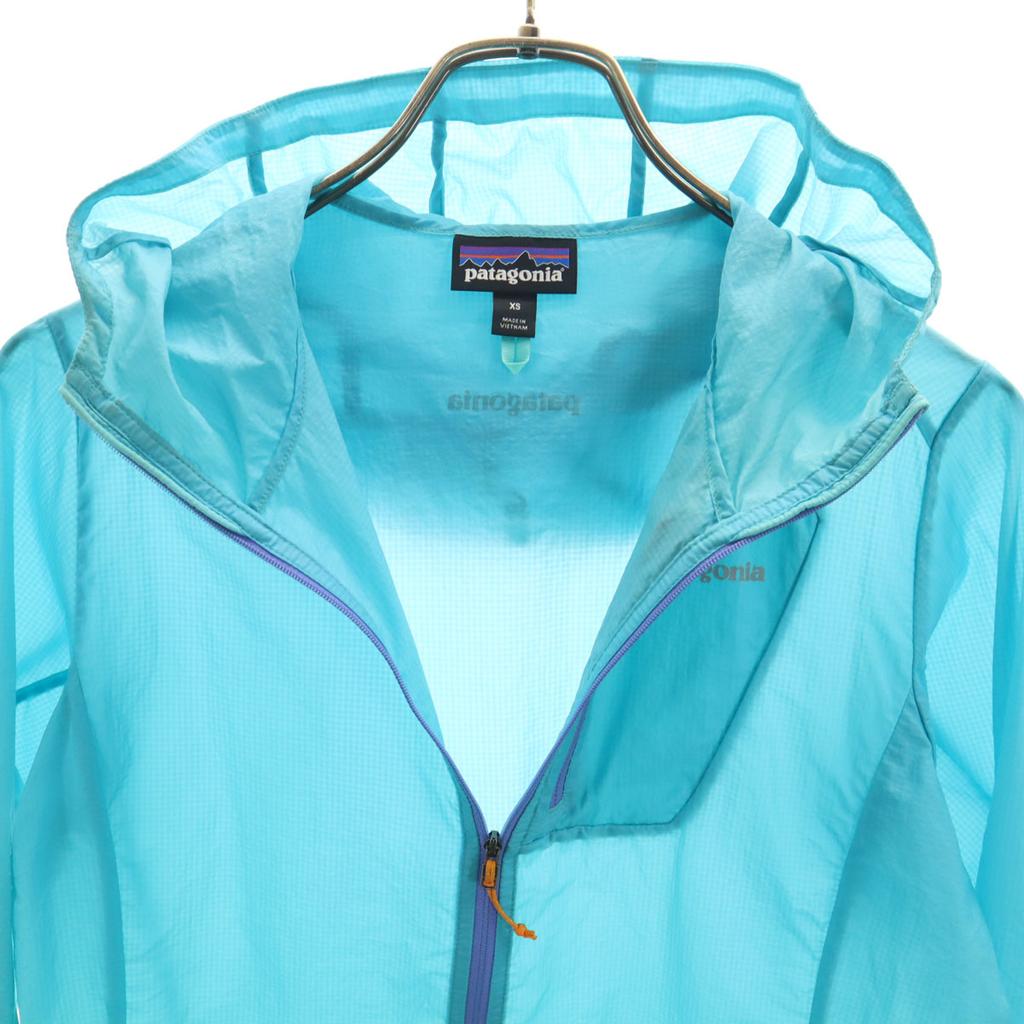 Patagonia Нейлоновая куртка XS светло-голубая 24146SP16 Outdoor Складная Женская Б/у