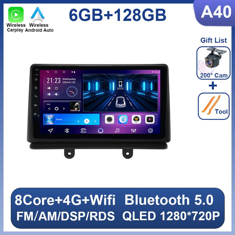 Car Radio For Fiat Doblo 2006 2 Din Multimedia Video Player Carplay GPS Navigation Wireless Android Auto Touch Screen 8 Core 5G