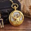 Vintage Hollow Mechanical Pocket Watch Men's and Women's Gift Pocket Watch