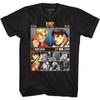 Street Fighter Ken Vs Ryu Black Unisex T-shirt