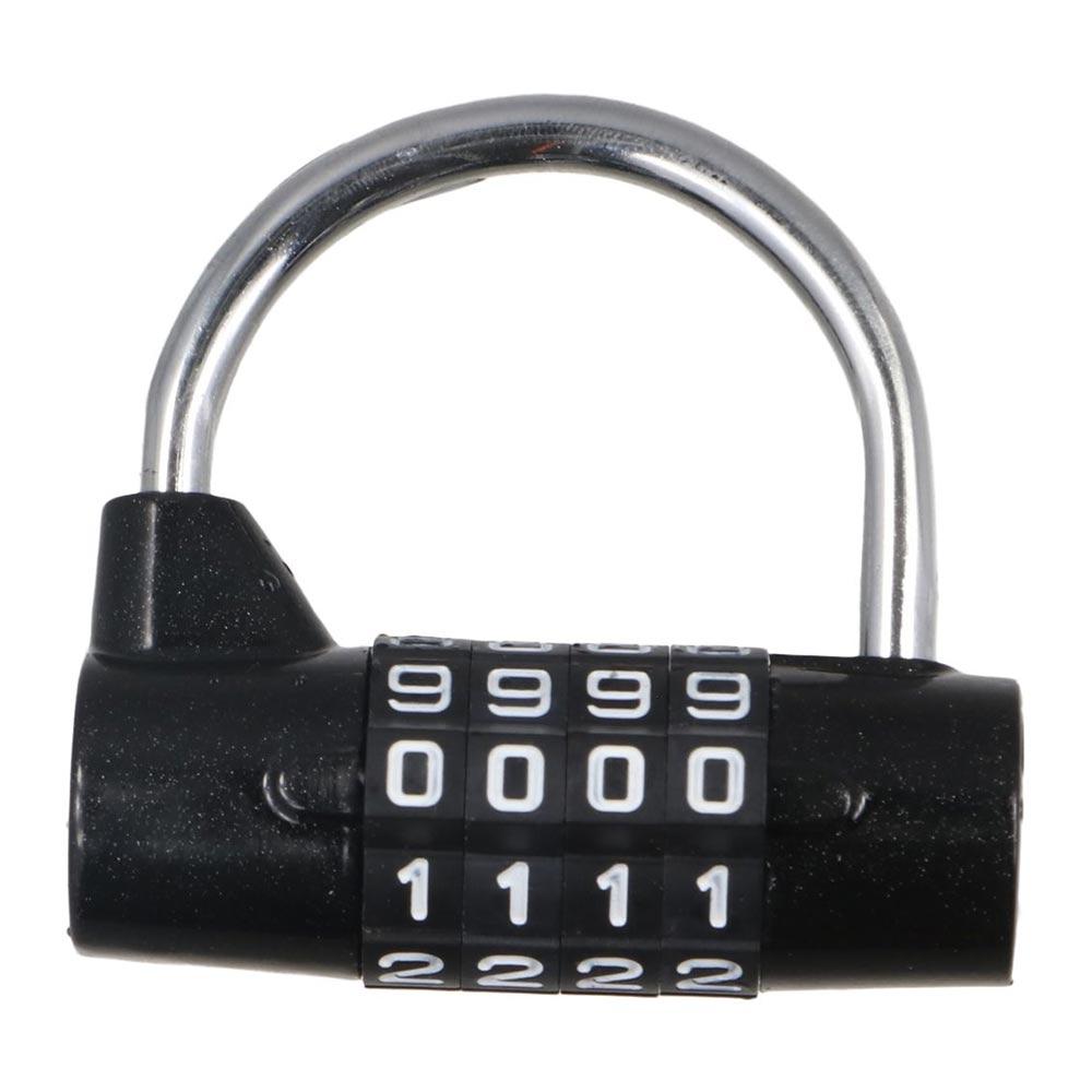 Gym Combination Lock 4 Dial Digit Code Lock Weatherproof Security Padlock  Door