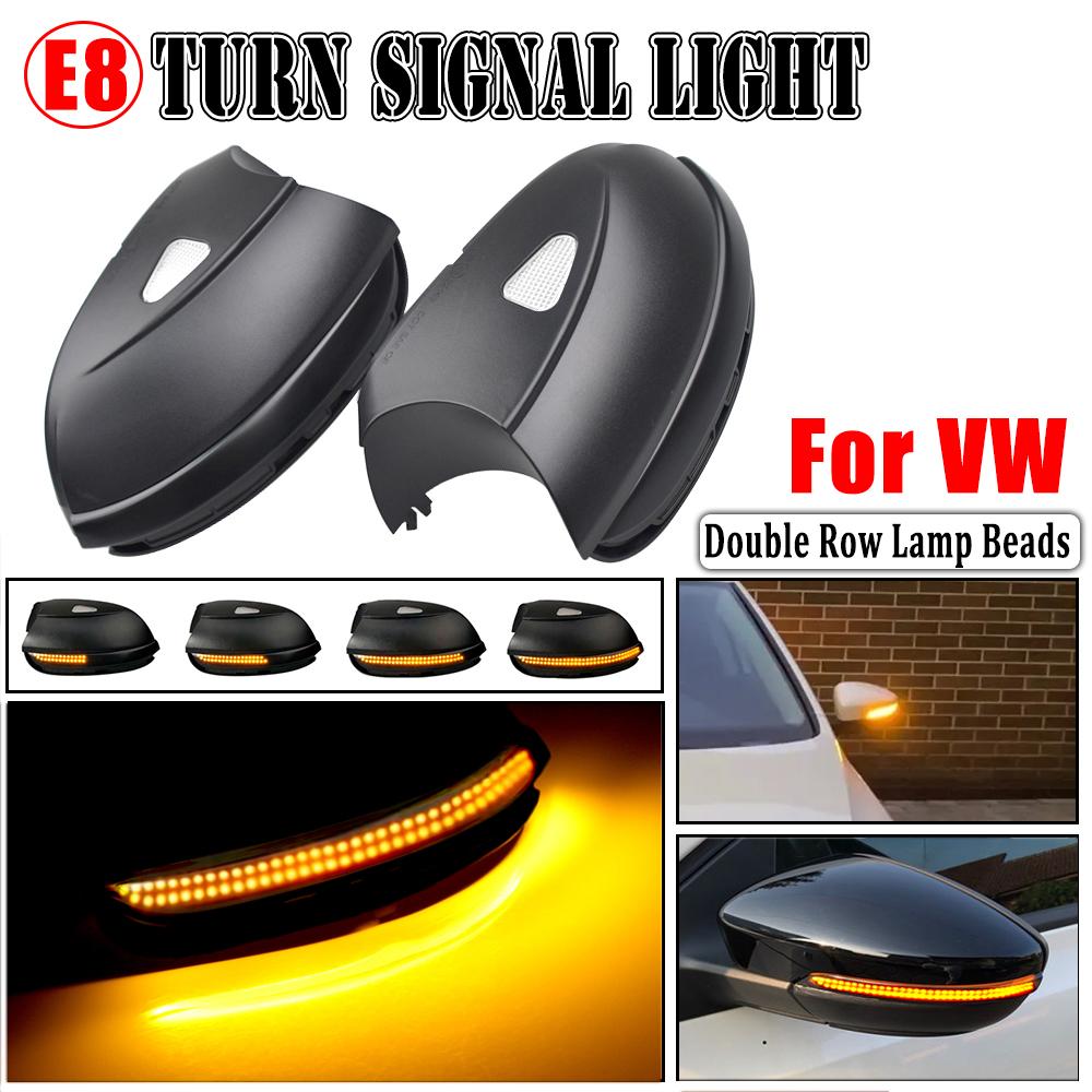 LED Side Wing Dynamic Turn Signal Light Rearview Mirror Indicator for VW Passat CC B7 Beetle Scirocco Magotan Jetta MK6 Euro PR