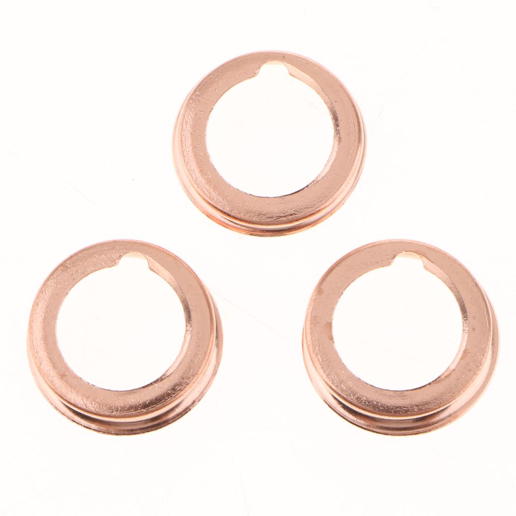 Oil Drain Plug Gaskets Metal Crush Washer Set Engine Sump Pan Seal for Automotive Oil Change Service