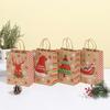 10Pcs Reusable Christmas Gift Bag Thickened Tote Bag Eco-friendly Gift Packaging Bags  Grocery Store