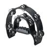 KC Tambourine, Crescent Shape, HMT-2003, Black
