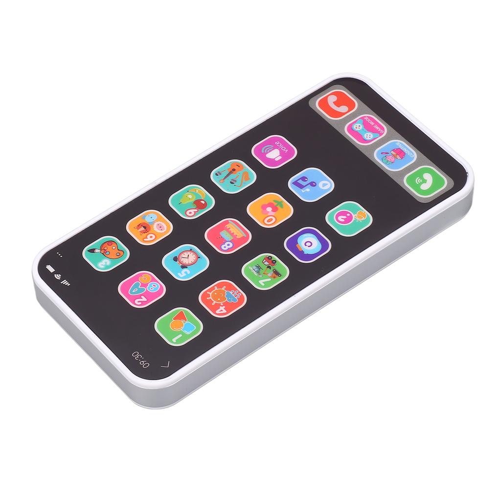 Детский Смартфон Сенсорный Мультирежимный Музыкальный Телефон Игрушка Ранняя Развивающая Обучающая Игрушка Белый