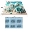 Фланелевое одеяло с 3D-печатью на тему пляжной сцены, Мягкое теплое плед-одеяло, Одеяло для сна на диван, софу, в офис, кровать, для кемпинга, путешествий