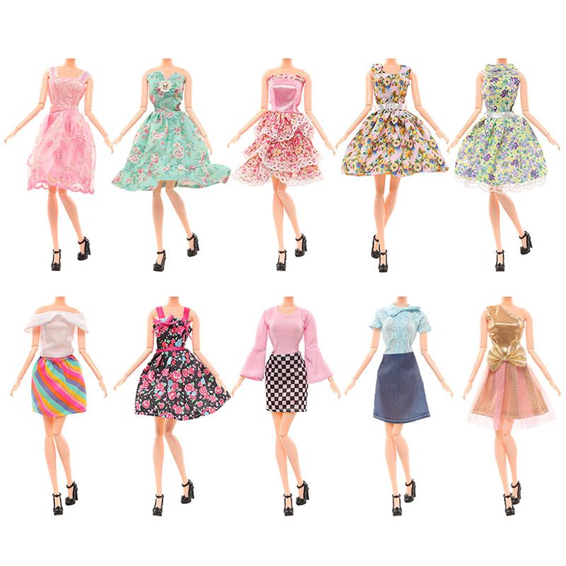 Набор модной одежды для куклы 30 см, для переодевания, уличный стиль, платье, повседневный комплект с брюками, юбка с цветочным принтом