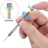 5PCS Set 0.8-1.6mm Steel Screwdriver for Watch Repairing Portable Watch Tools Band Removal with Mini Link Pins Watchmaker Tools