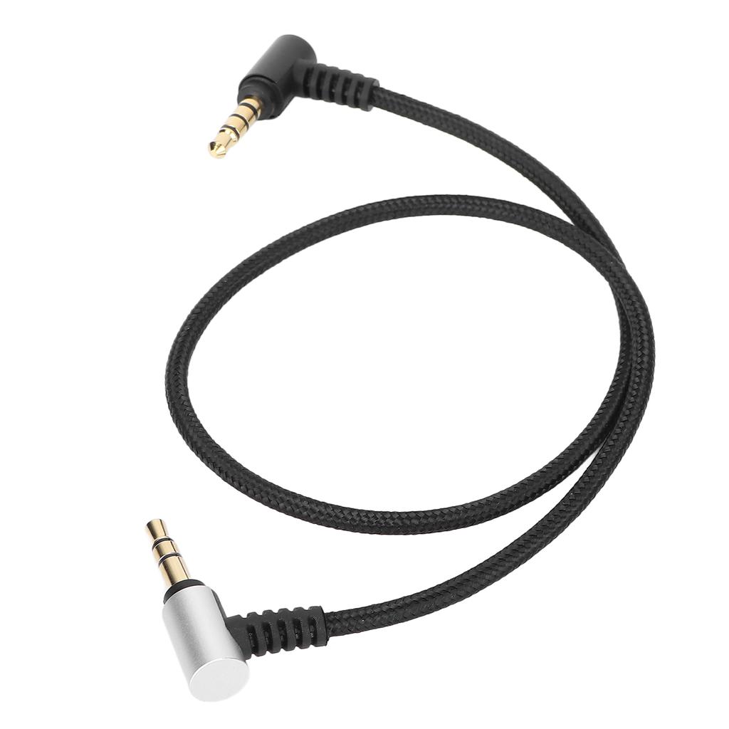 TRS to TRRS Adapter Multifunctional 3.5mm Microphone Cable Compatible for RODE SC7 35cm 13.8in