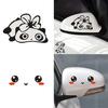 2шт прекрасный глаз/панда мультфильм светоотражающий автомобиль зеркало заднего вида наклейка наклейка декор
