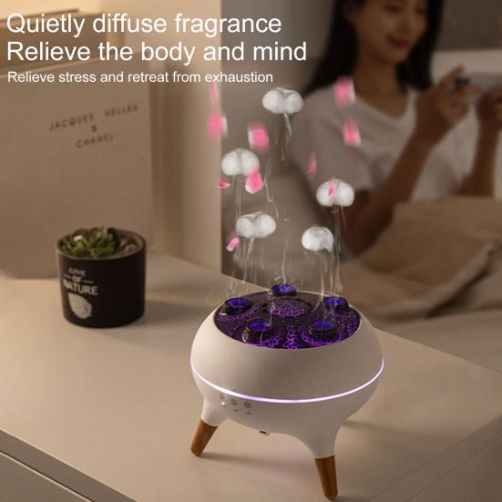 Диффузор эфирных масел со светодиодной подсветкой, функцией таймера, автоматическим отключением и низким уровнем шума