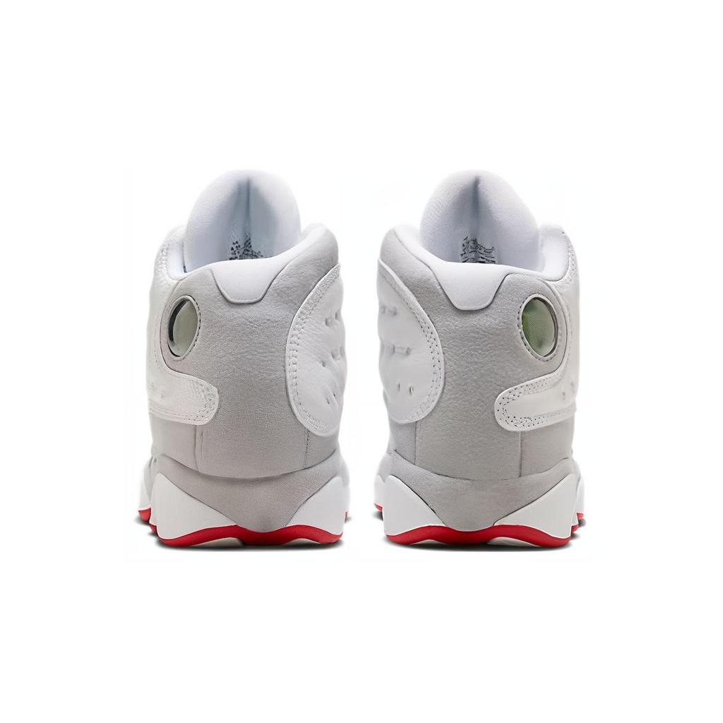 Детские кроссовки Air Jordan 13 Retro GS White Wolf Grey True-Red DJ3003-160