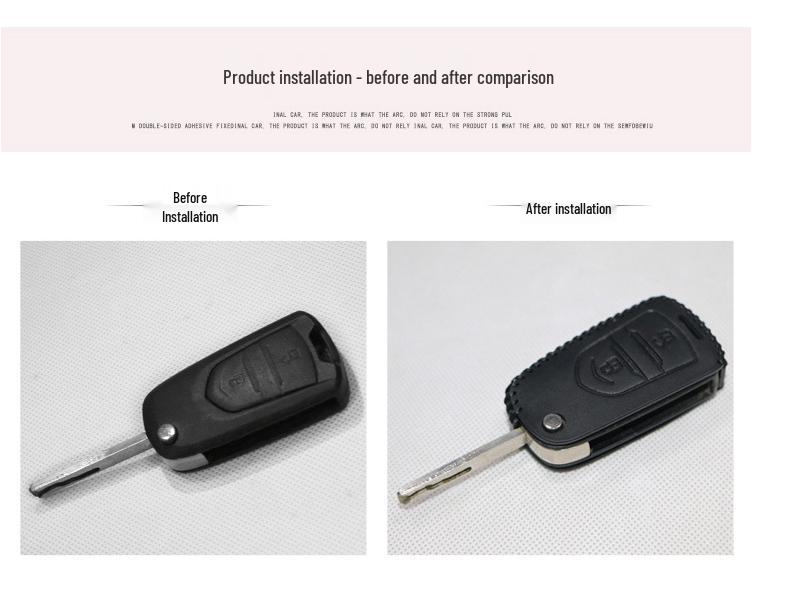 Кожаный чехол для смарт-ключа SAIC Maxus G10 с пряжкой
