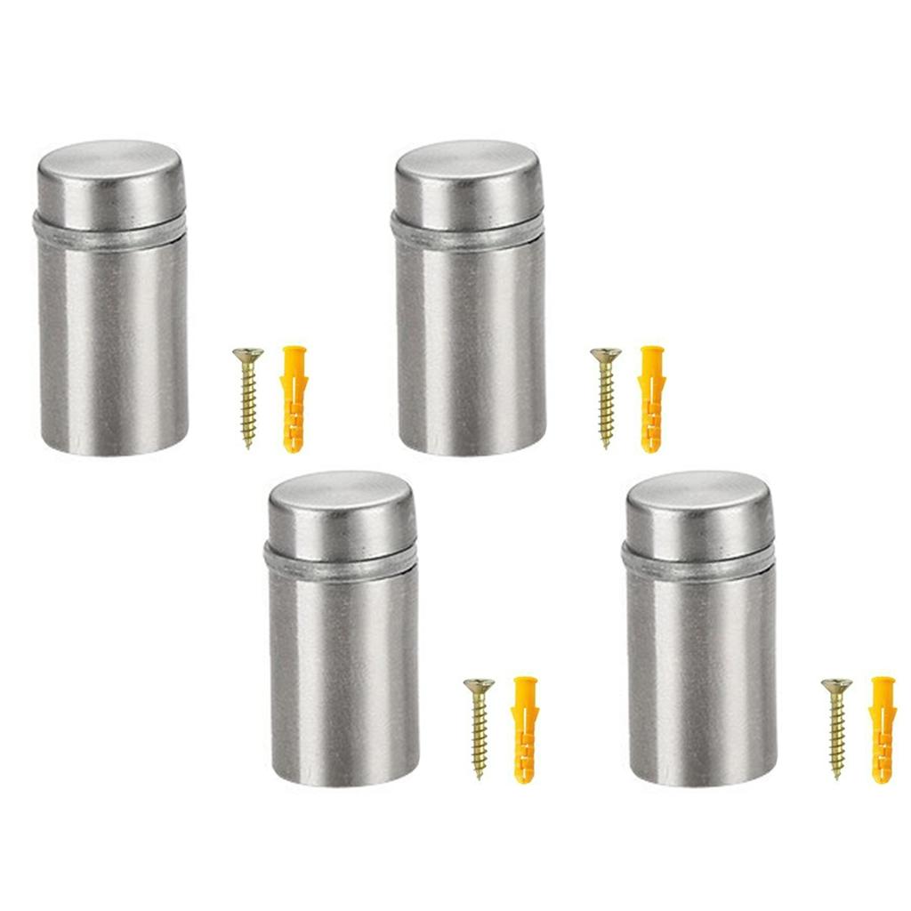 4 шт. Декоративные прочные крепежные винты из нержавеющей стали для зеркала в ванной комнате для надежной и стильной установки