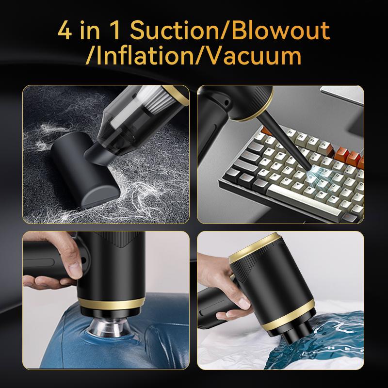 Автомобильный пылесос беспроводной многофункциональный ручной портативный автомобильный пылесос перезаряжаемый мощный пылесос-метелка