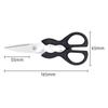 Stainless Steel Blade ABS Handle Multi Barbecue Clips Gourd Household Kitchen Scissors With Beer Opener Nutcracker