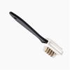 3 Side Cleaning Brushes for Suede Leather Nubuck Cleaning Shoe Brush S Shape Boot Shoes