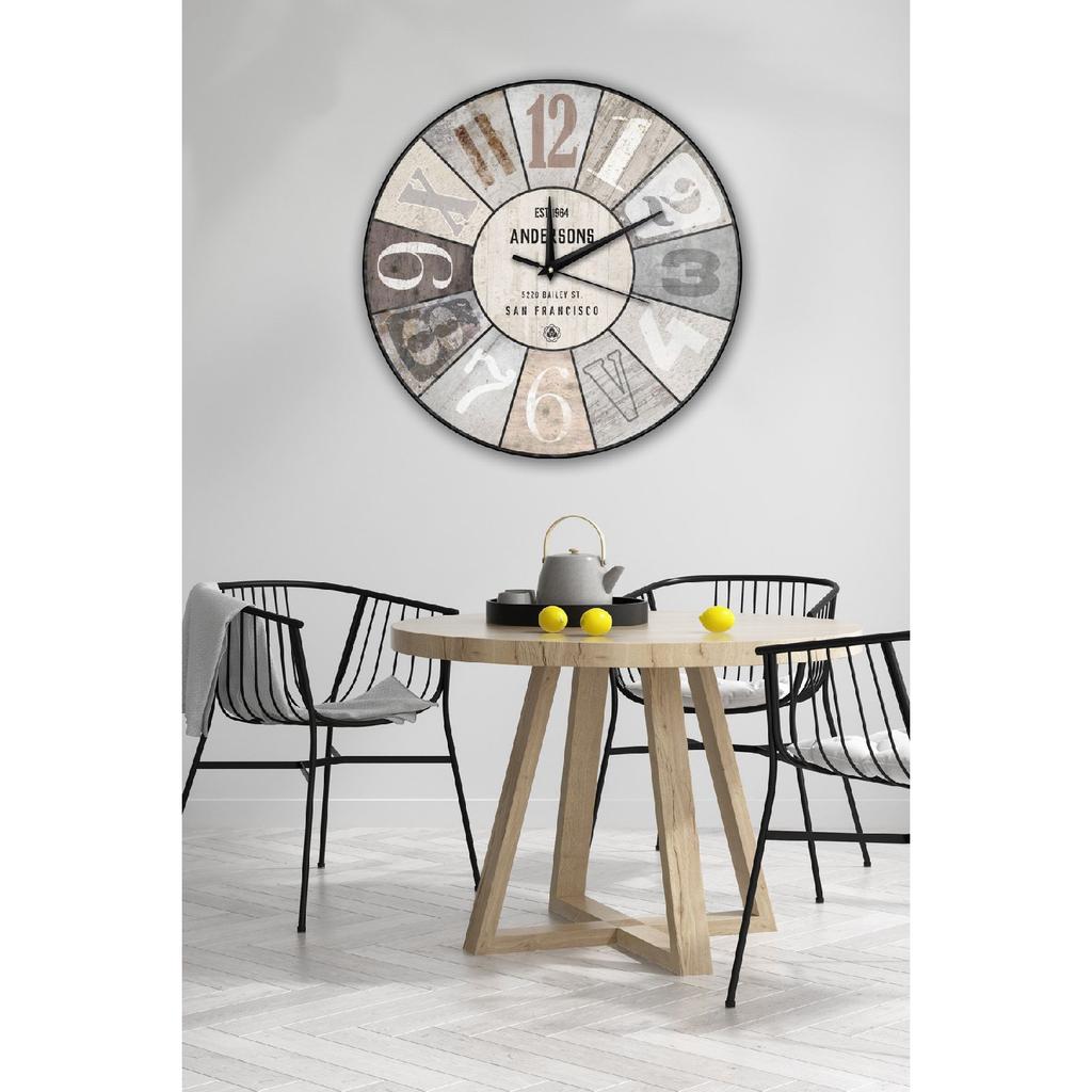Retro Designed Wall Clock 40x40cm