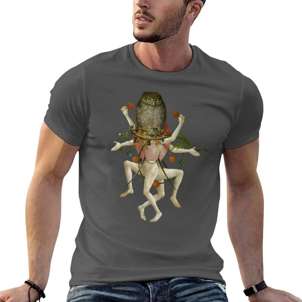 Hieronymus Bosch  Dancing Owl Tshirt Plus Size Loose Fit Tshirt