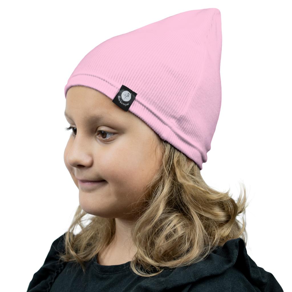 Czapka Bawełniana 1W M01 Różowa 40/46