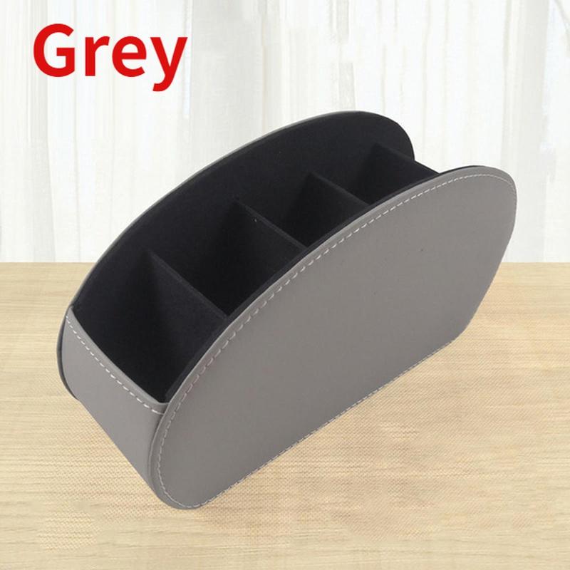 Держатель для хранения пульта дистанционного управления, органайзер, кожаный пульт дистанционного управления, кисть для макияжа, домашний стол